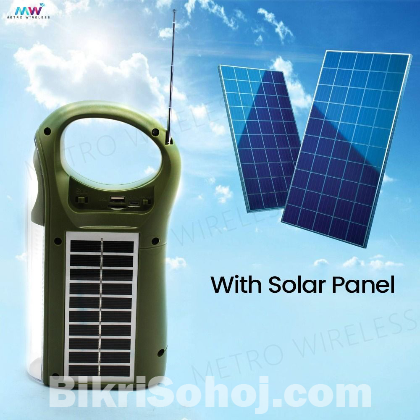 Wireless Speaker Flashlight Solar Charging FM Radio